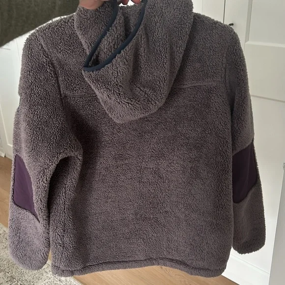 Eggplant purple north face teddy pullover - Picture 4 of 4